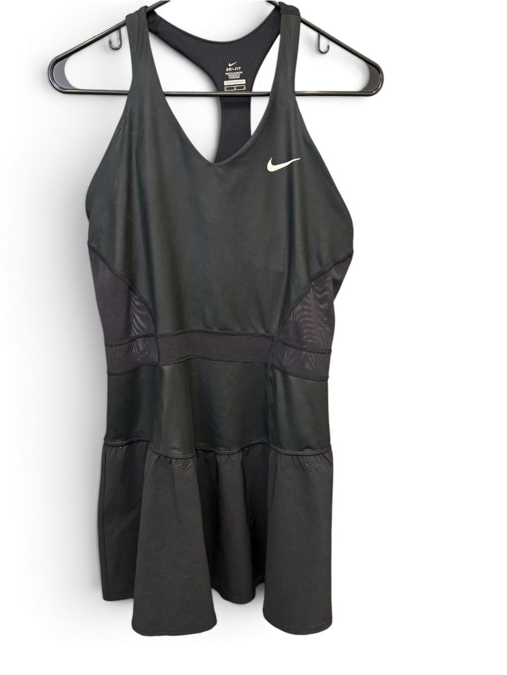 Nike Black Scoop-Neck Tennis Dress